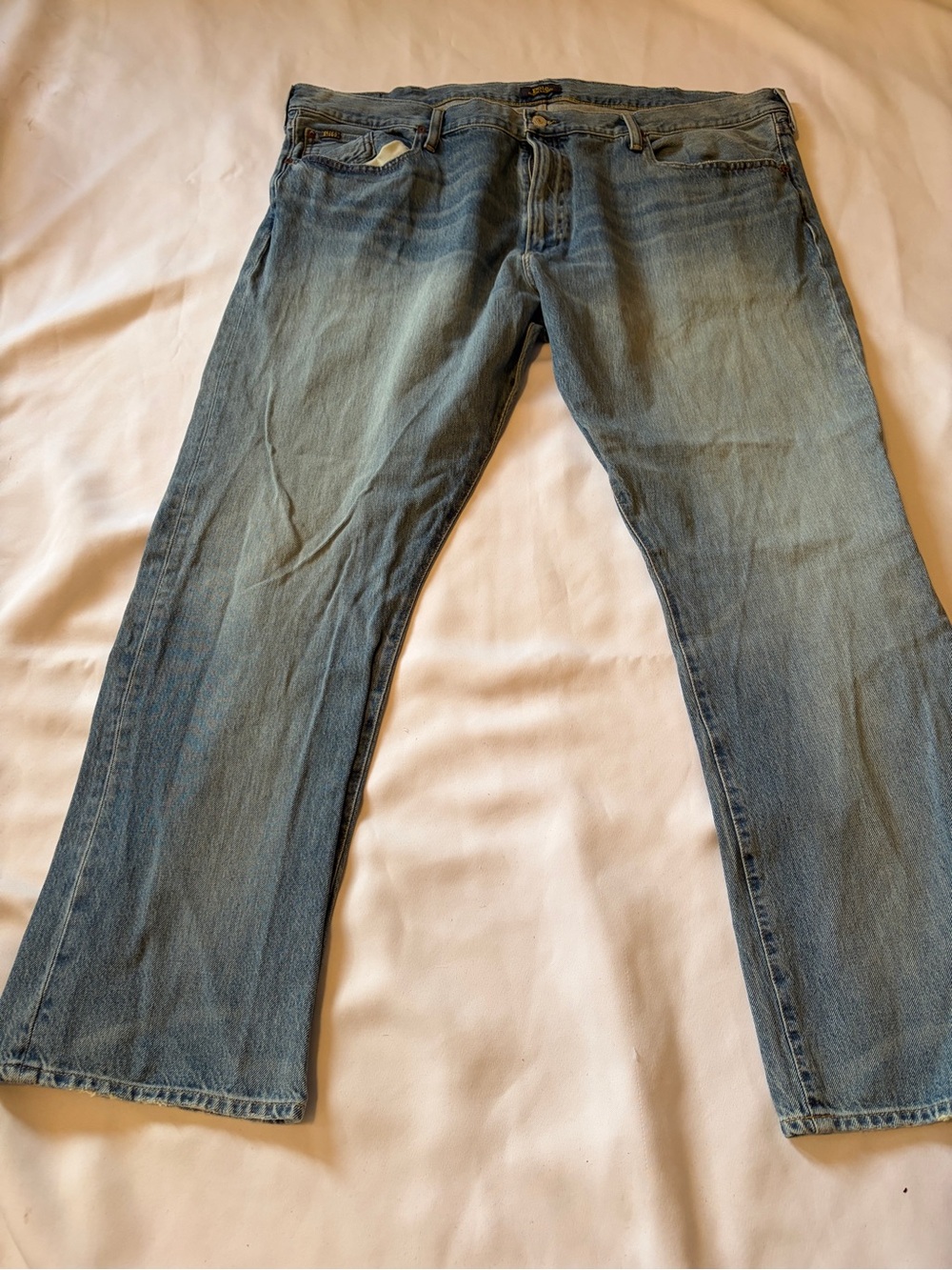 Lucky Brand Men's Bootcut Jeans in Light Blue Wash